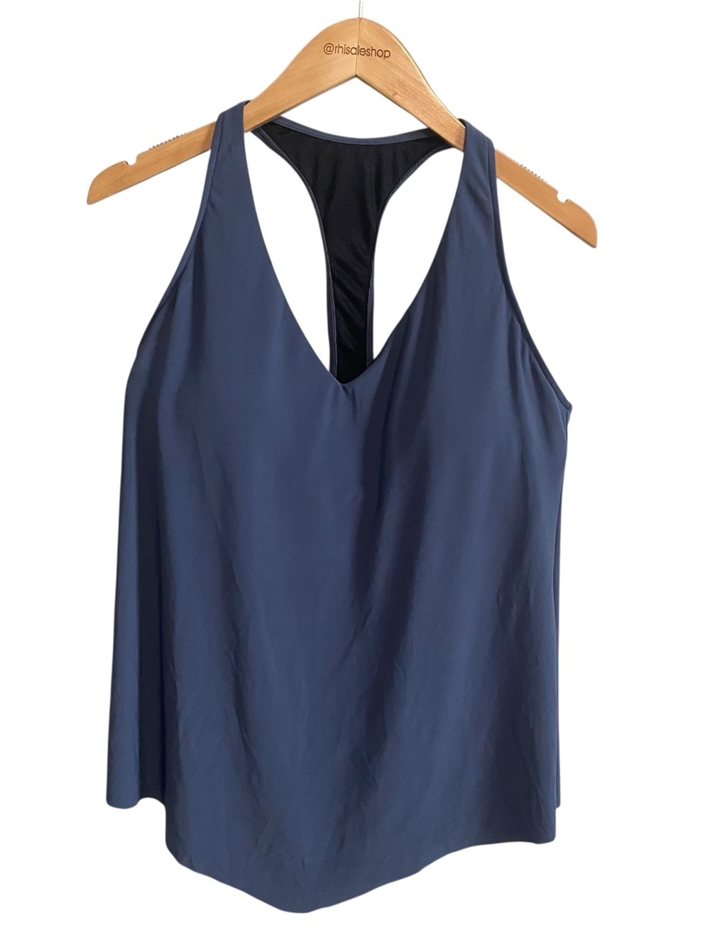 NWT Magicsuit Blue Gray V Neck Taylor Ultra Flattering Racerback Swim Tankini 14